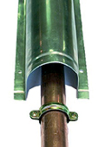 GOULOTTE ALU PROTECTION GAZ 70X70